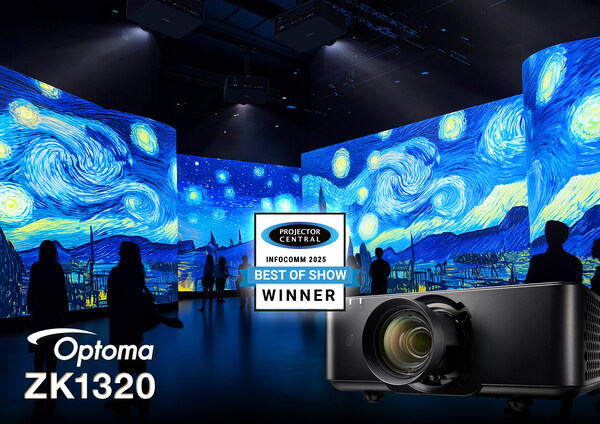 ZK1320 awarded Best of Show by ProjectorCentral