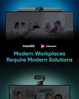 Insta360 Returns to InfoComm with Award-Winning Meeting Solutions--and Teasing Its First-Ever Audio Product