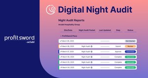 Actabl Eliminates Manual Hotel Night Audit Processes with New ProfitSword Digital Night Audit Feature