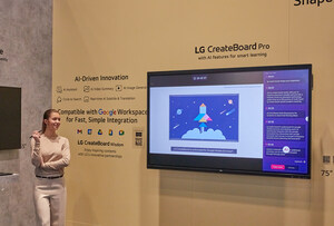 Soluções LG com telas interativas e inteligentes para sala de aula do futuro são apresentadas na InfoComm 2025