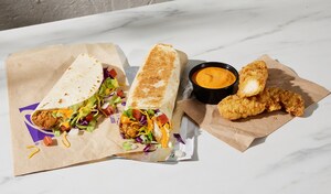 CHICKEN GETS THE TACO BELL TREATMENT WITH ALL-NEW CRISPY CHICKEN TACOS AND BURRITOS