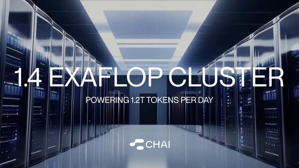 CHAI AI: Expands GPU Cluster to Reach 1.4 exaFLOPS in Compute CHAI AI: Expands GPU Cluster to Reach 1.4 exaFLOPS in Compute