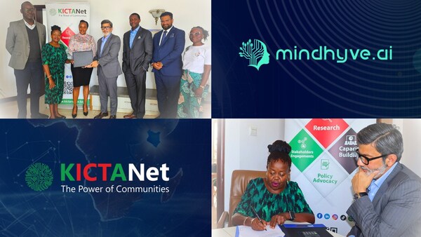 MindHYVE.ai & KICTANet sign MoU in Nairobi MindHYVE.ai & KICTANet sign MoU in Nairobi