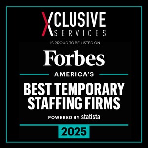 Xclusive Services Named to Forbes List of America's Best Recruiting and Temporary Staffing Firms 2025
