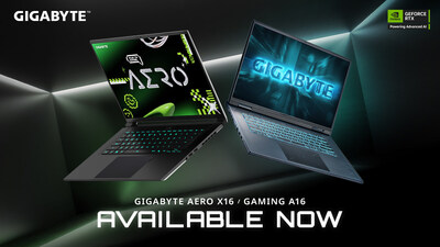 GIGABYTE anuncia sus computadoras con IA - GIGABYTE AERO X16 y GIGABYTE GAMING A16 ya disponibles oficialmente