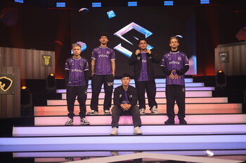 Team Influence Rage Sponsored by Infinix ( From left to right: Felipinho, LiLBOY, law, Diego, Lorrazin )