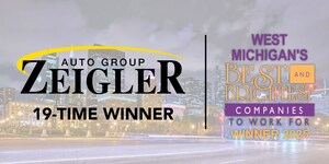 Zeigler Auto Group Earns 19th Consecutive West Michigan's 2025 Best and Brightest Companies to Work For® Award