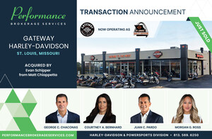 George C. Chaconas of Performance Brokerage Services Advises on the Purchase of Gateway Harley-Davidson in St. Louis, Missouri
