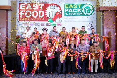 EastFood (IIFEX) & EastPack Surabaya 2025 officially opens to boost F&B and packaging sectors (PRNewsfoto/Krista Exhibitions)