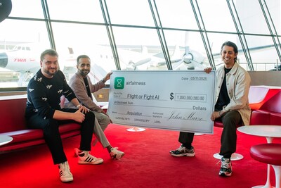 Flight delay compensation startup airfairness acquires viral AI tool built in response to travel disruptions. (CNW Group/Airfairness)