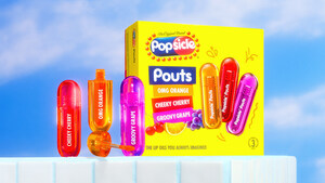 Popsicle recreates the nostalgic look of ice pop-stained lips with Popsicle Pouts lip oils