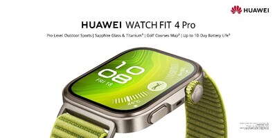 HUAWEI WATCH FIT 4 Pro (PRNewsfoto/HUAWEI)