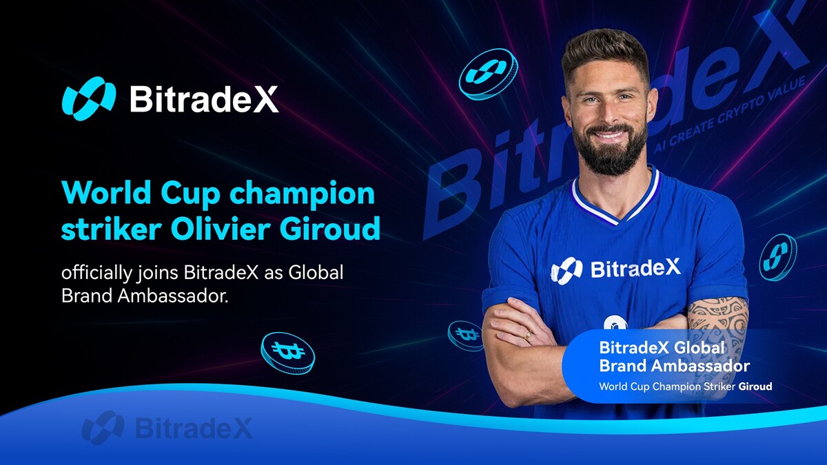 World Cup Champion Olivier Giroud Announced as BitradeX Global Brand  Ambassador, Bridging Elite Sportsmanship and Fintech Innovation