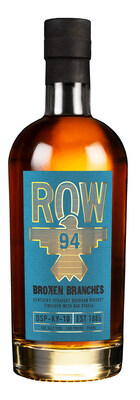 Bottled at 100 proof and aged five years, ROW 94 Broken Branches underwent “Branch Aging,” where time-worn, fire-toasted Oak staves seasoned for up to 24 months rested in the barrels to deepen the whiskey’s complexity.