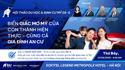 Hội thảo Du học & Định cư Mỹ EB-5 tại BAI Capital Vietnam