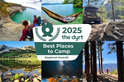 The Dyrt Announces the 2025 Best Places to Camp Regional Awards