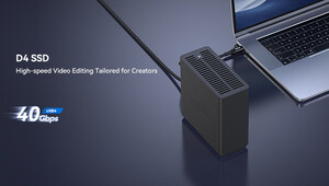 TerraMaster D4 SSD Unveiled: 40Gbps All-Flash 4-Bay Storage Solution Empowers Media Creators and Accelerates NAS Expansion