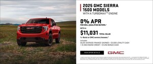 Chris Auffenberg Offers Exceptional Limited-Time Incentives on 2025 GMC Sierra 1500 TurboMax® Models