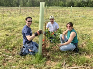 Potomac Edison Employee Volunteers Plant 2,000+ Donated Trees in Maryland and West Virginia