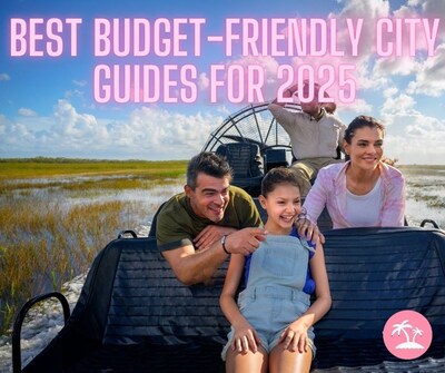 Family on airboat with guide in the Florida Everglades Family on airboat with guide in the Florida Everglades