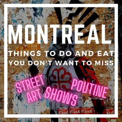 Artwork on plywood with text that says Montreal things to do Street art for San and shows Artwork on plywood with text that says Montreal things to do Street art for San and shows