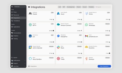 Some of the out-of-the-box integrations that can easily be used in building conversational experiences with NLX. Some of the out-of-the-box integrations that can easily be used in building conversational experiences with NLX.