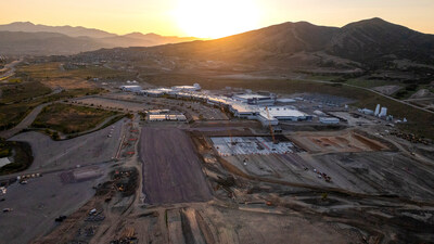 Construction underway on Texas Instruments’ new 300mm semiconductor fab in Lehi, Utah, LFAB2.