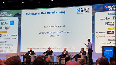 Infinite Uptime MD CEO, Raunak Bhinge presenting during the inaugural session.