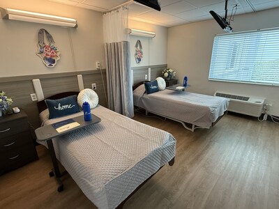 A patient room at one of Avante Group’s facilities in Florida.
