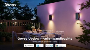 Govee Updown-Außenwandleuchte: Dynamische Beleuchtung für einzigartige Outdoor-Atmosphäre