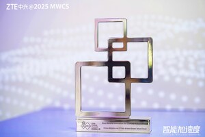China Mobile e ZTE vencem o Asia Mobile Award 2025 com projeto de rede central 5G em nuvem, verde e inteligente