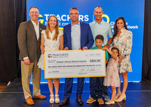 TEACHERS FEDERAL CREDIT UNION RAISES MORE THAN $924,000 FOR CHILDREN'S MIRACLE NETWORK HOSPITALS®