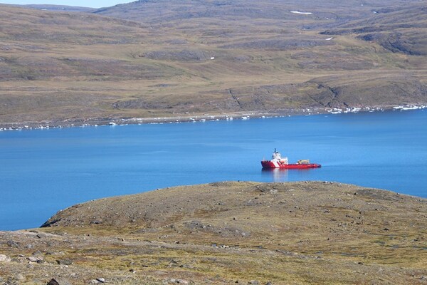 CCGS Vincent Massey near Salluit, northern Quebec, July 2024. (CNW Group/Canadian Coast Guard)