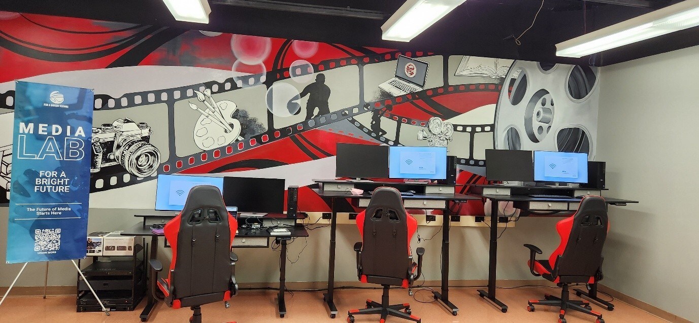 For A Bright Future Foundation Launches Cutting-Edge Media Lab at the Bronx High School for Visual Arts