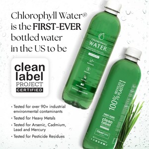 Not Just Clean -- Certified Clean: Chlorophyll Water® Earns Clean Label Project Honors for Third Straight Year