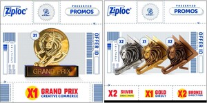 SC Johnson Wins Grand Prix and Five Cannes Lions for Ziploc® "Preserved Promos" Campaign