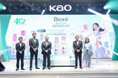 Product Launch Biore Breeze Deodorant by Kao Corporation and PT Kao Indonesia (PRNewsfoto/Kao Indonesia) Product Launch Biore Breeze Deodorant by Kao Corporation and PT Kao Indonesia (PRNewsfoto/Kao Indonesia)