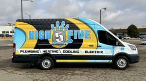 High 5 Plumbing, Heating, Cooling &amp; Electric earns local ownership certification showing its commitment to the community