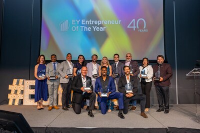EY's Entrepreneur Of The Year 2025 Michigan and Northwest Ohio Award winners (group photo)