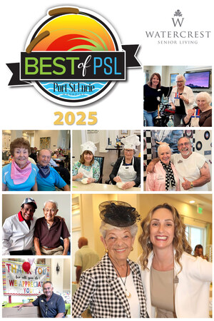 Watercrest St. Lucie West Assisted Living and Memory Care Named Best Senior Living Community