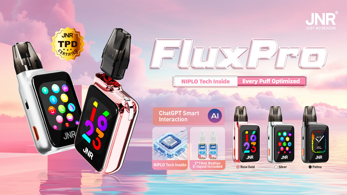 JNR Flux Pro with NIPLO Tech: Elevate Your Vaping with 50% More Efficiency