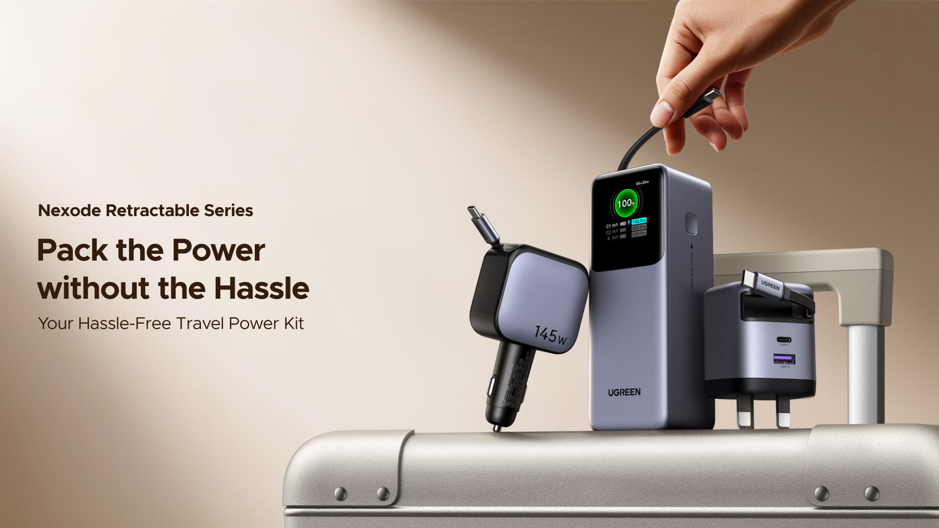 UGREEN Unveils Retractable Series to Take the Hassle Out of Charging