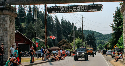Handcar Races parade in Wilkeson, Washington