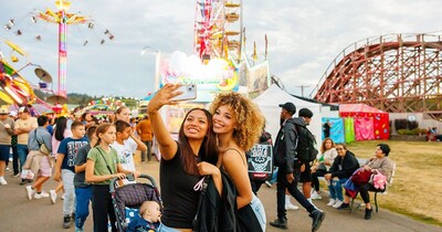 Revelers enjoy the Washington State Fair in Puyallup each September