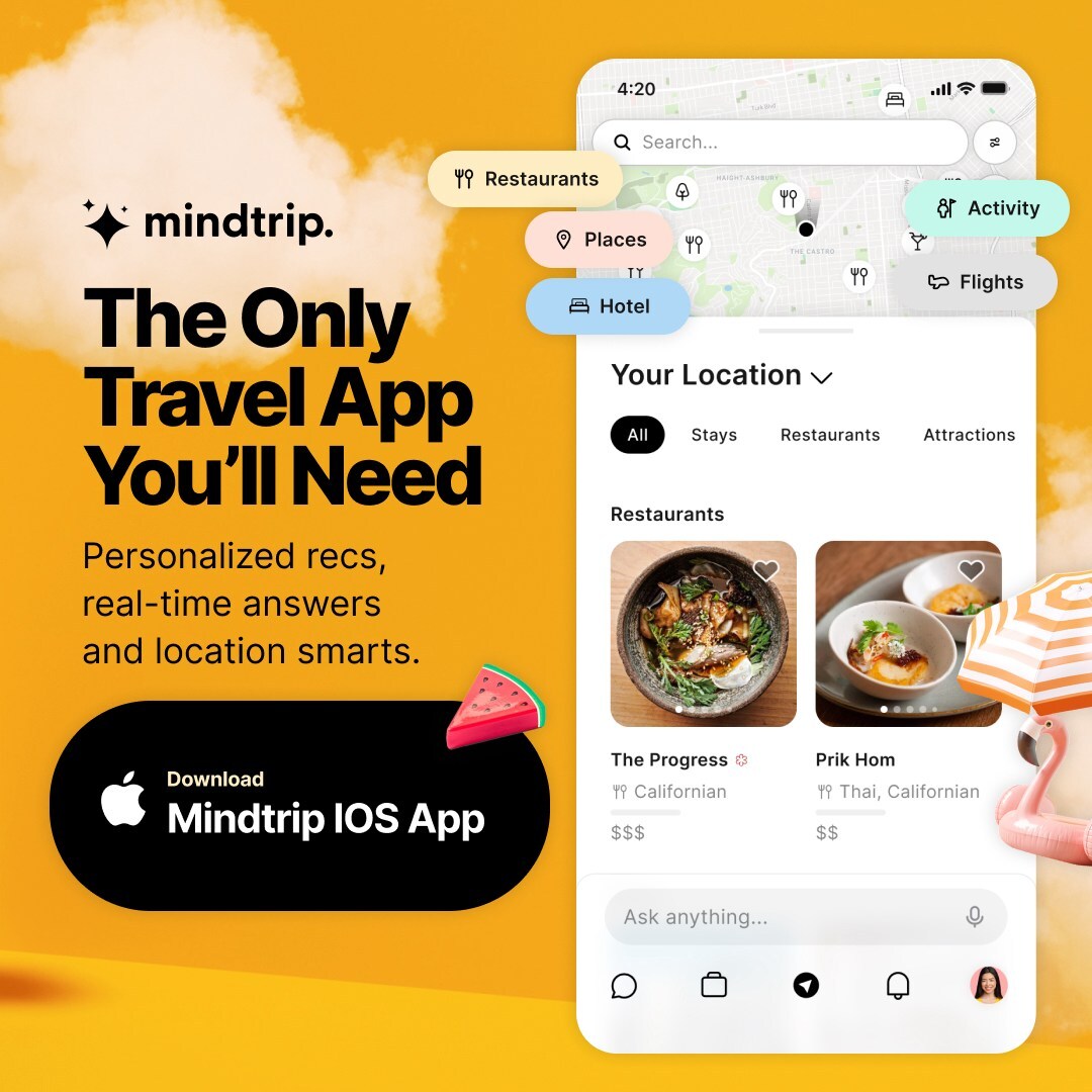 Mindtrip Becomes Travelers' Ultimate Companion with Launch of New AI-Powered App That Pinpoints Must-See Attractions, Restaurants and Hidden Gems Nearby