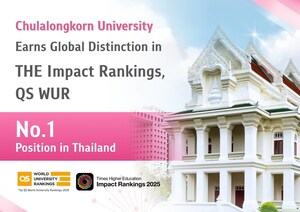 Chula Earns Global Distinction in THE Impact Rankings and QS WUR, Cementing Its No.1 Position in Thailand and ASEAN Leadership in Sustainability and Academic Excellence