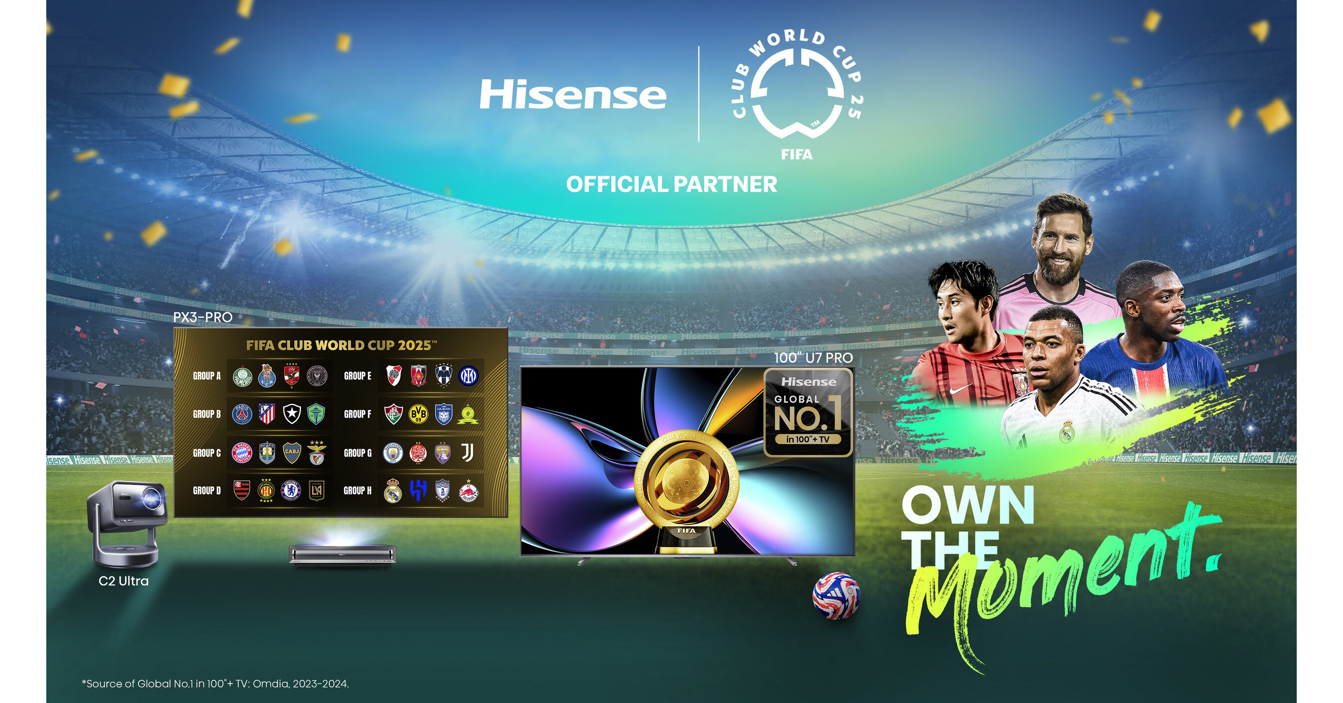 Hisense Pamerkan Berbagai Produk TV Unggulan di FIFA Club World Cup 2025™, Hadirkan Momen Seru di Setiap Rumah