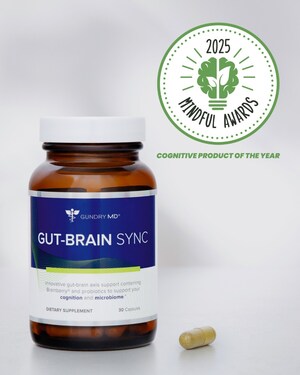 Gundry MD Gut-Brain Sync Wins 2025 Mindful Award for Cognitive Product of the Year