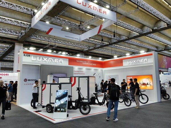 Luxmea’s booth has attracted significant attention within the Cargo & Ecomobility area
