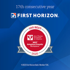 First Horizon Recognized by Dave Thomas Foundation as One of 100 Best Adoption-Friendly Workplaces